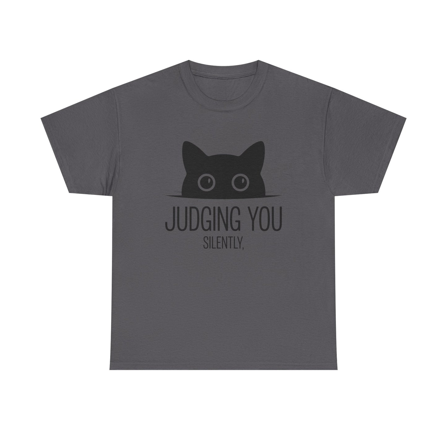 Cat "Judging You Silently" T-Shirt