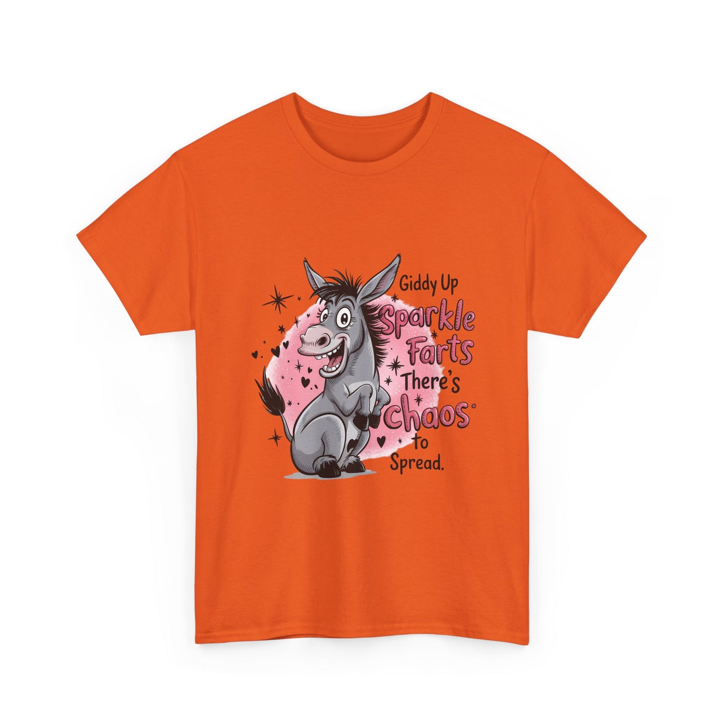 Donkey "Sparkle Farts" T-Shirt — Cute Funny Unicorn Alternative Tee