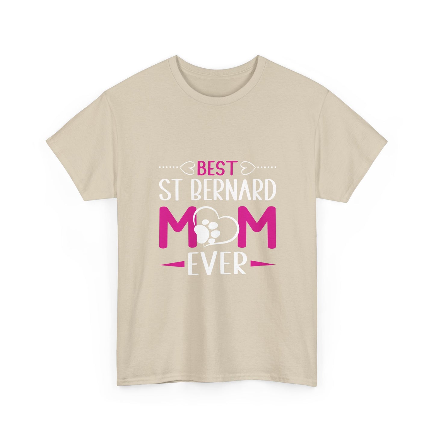 St. Bernard Mom T-Shirt — "Best St Bernard Mom Ever" Pet Lover Tee