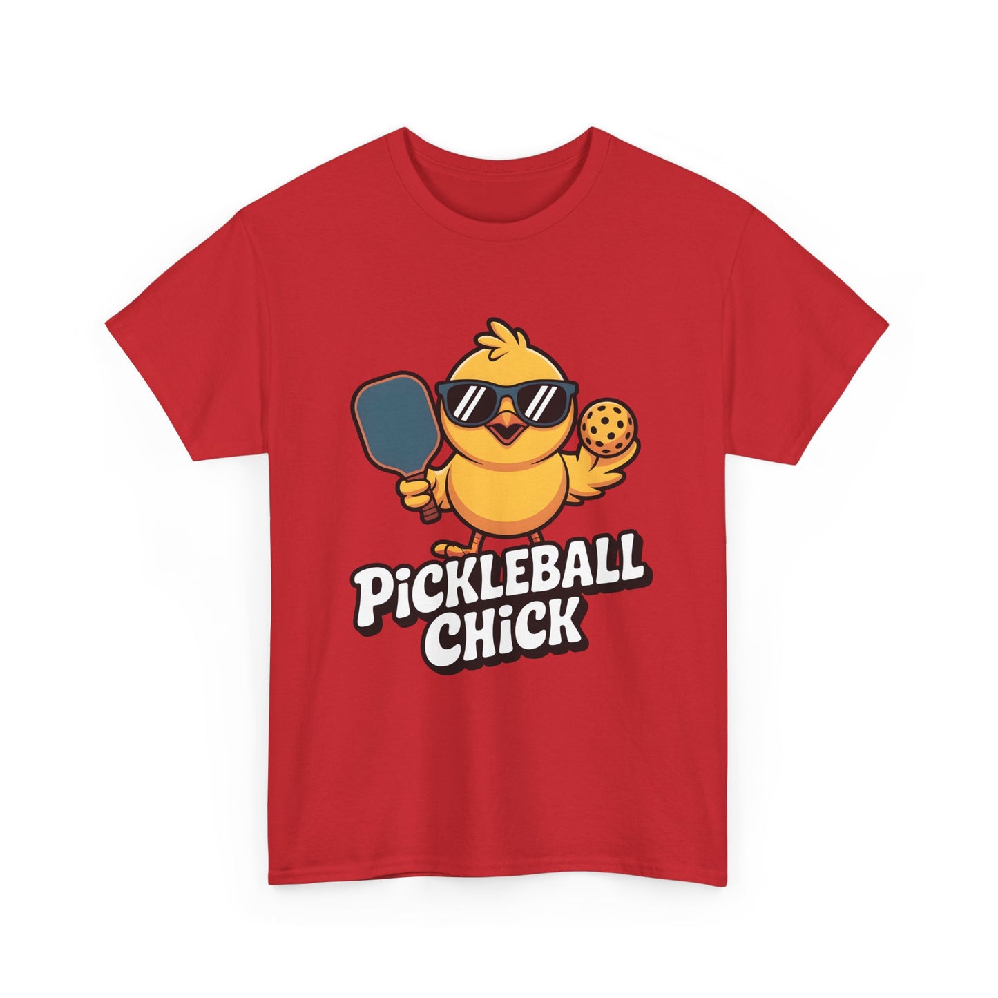 Pickleball Chick T-Shirt — Cute Chick Graphic Tee for Players & Fans