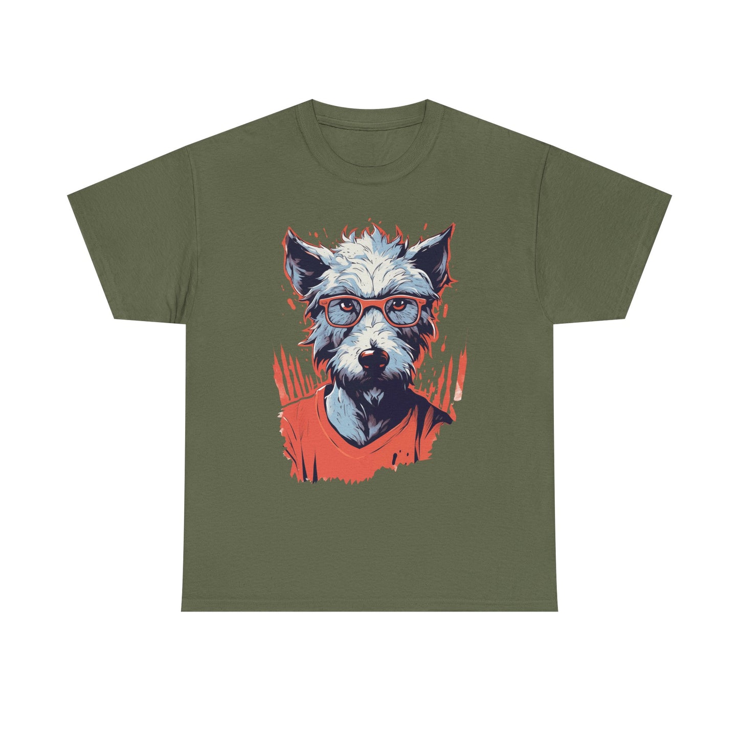 Hipster Dog T-Shirt — Cool Glasses Westie Graphic Tee