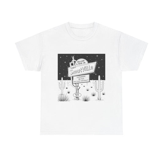 T-Shirt — 'Welcome to Snuuville' Vintage Desert Sign Graphic Tee