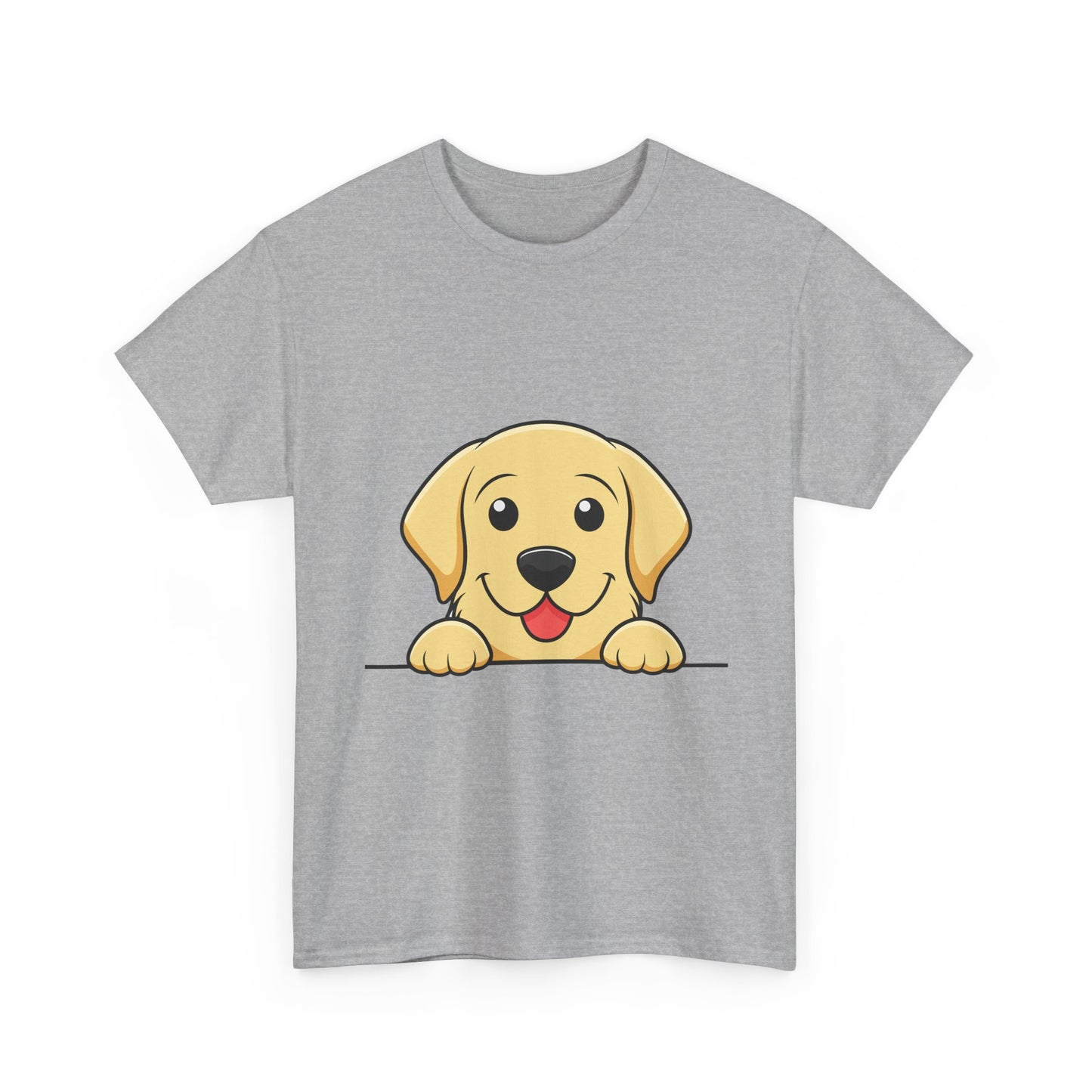 Peeking Golden Retriever Tee