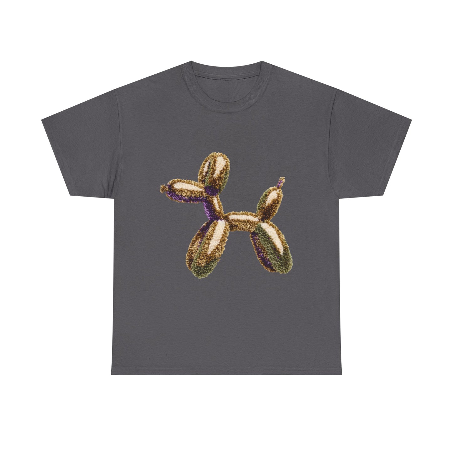 Balloon Dog T‑Shirt — Metallic Gold Balloon Animal Tee