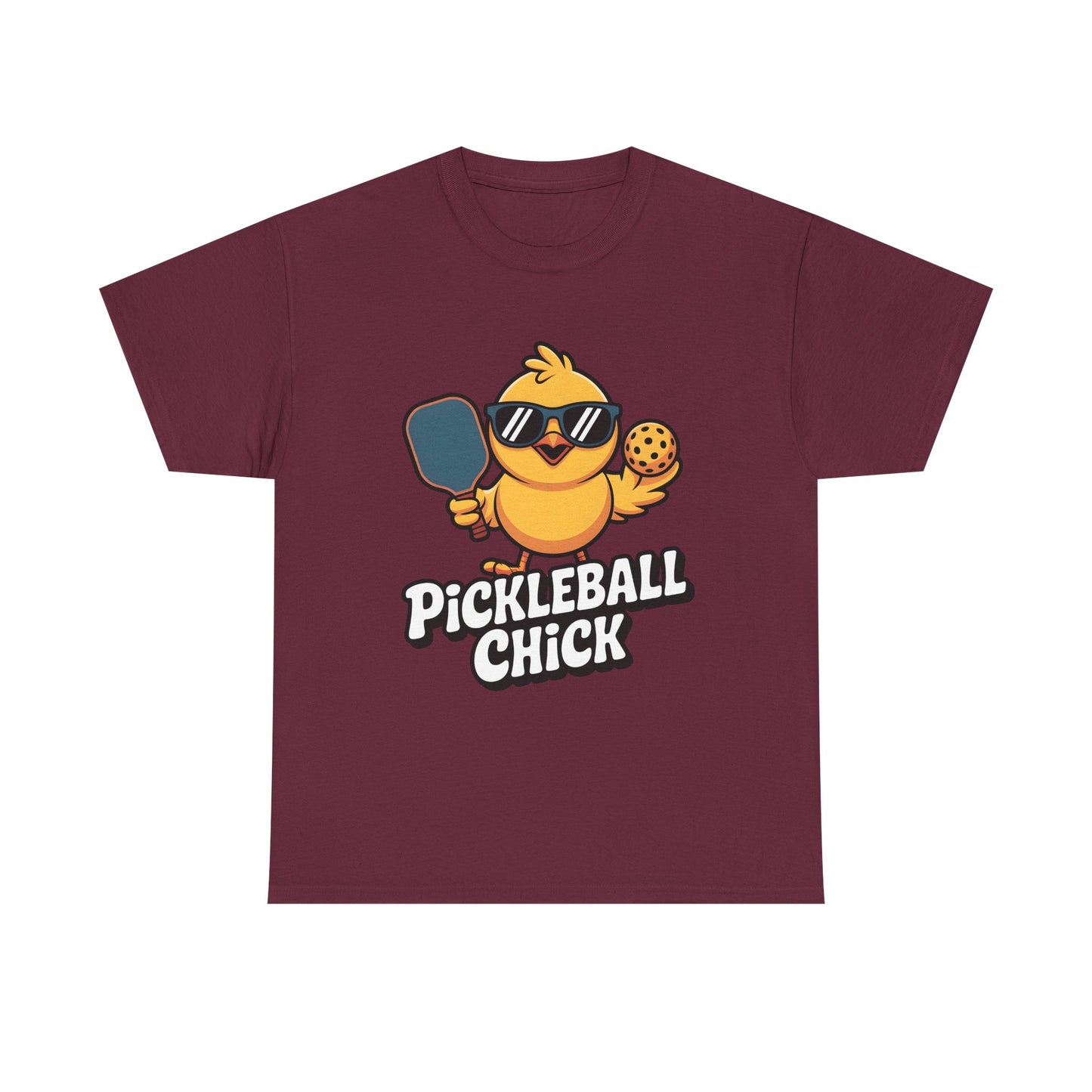 Pickleball Chick T-Shirt — Cute Chick Graphic Tee for Players & Fans