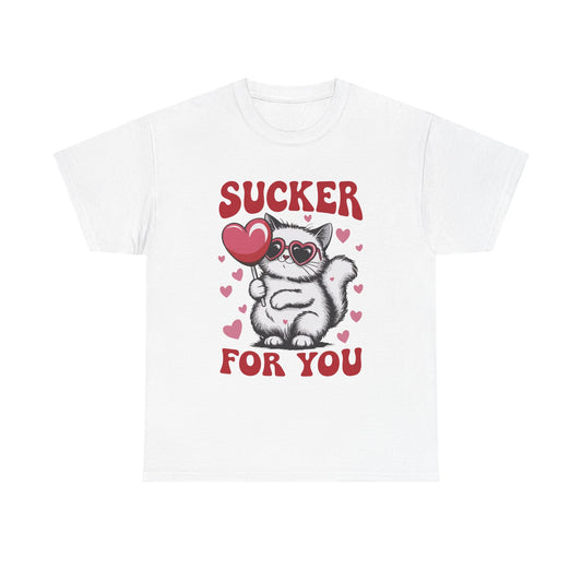 Sucker For You Cat T-Shirt