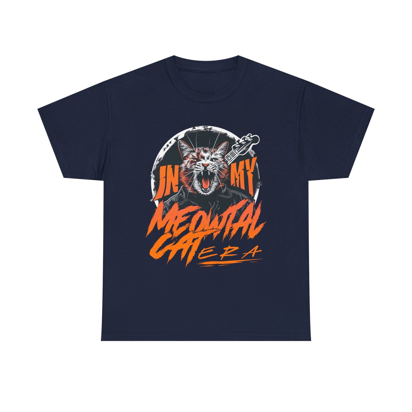 Graphic Tee — “In My Head/Medusa Mental” Fierce Cat Rock Band Design