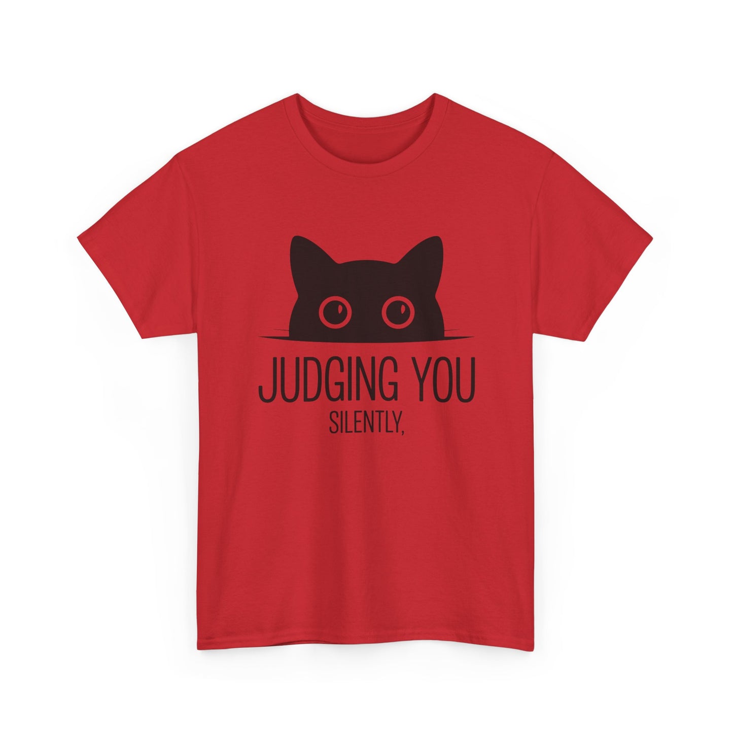 Cat "Judging You Silently" T-Shirt