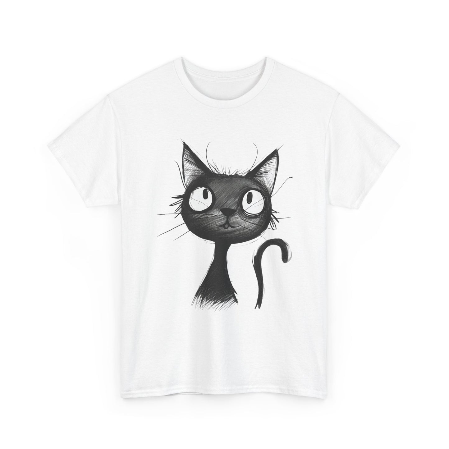 Whimsical Black Cat
