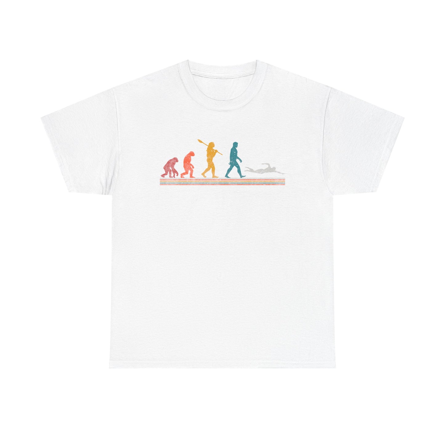 Evolution of Swiming T-Shirt