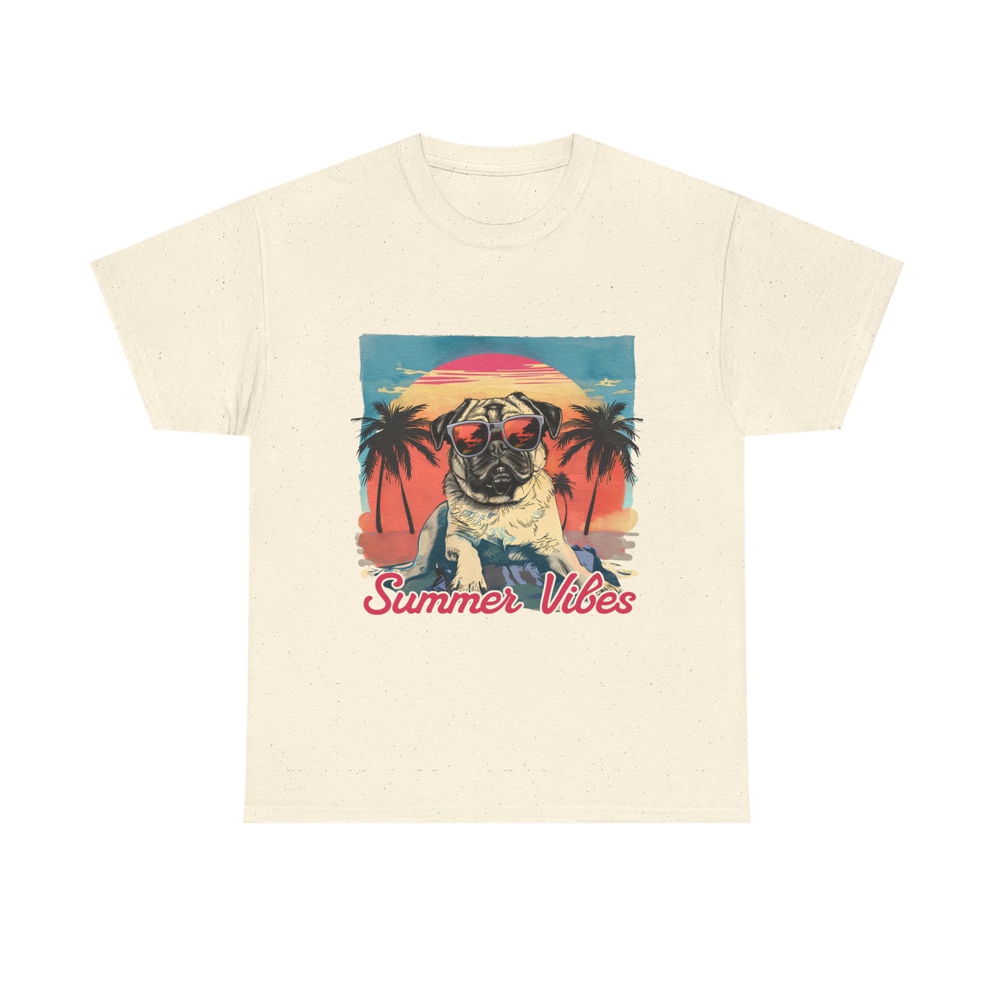 Summer Vibes Pug T-Shirt