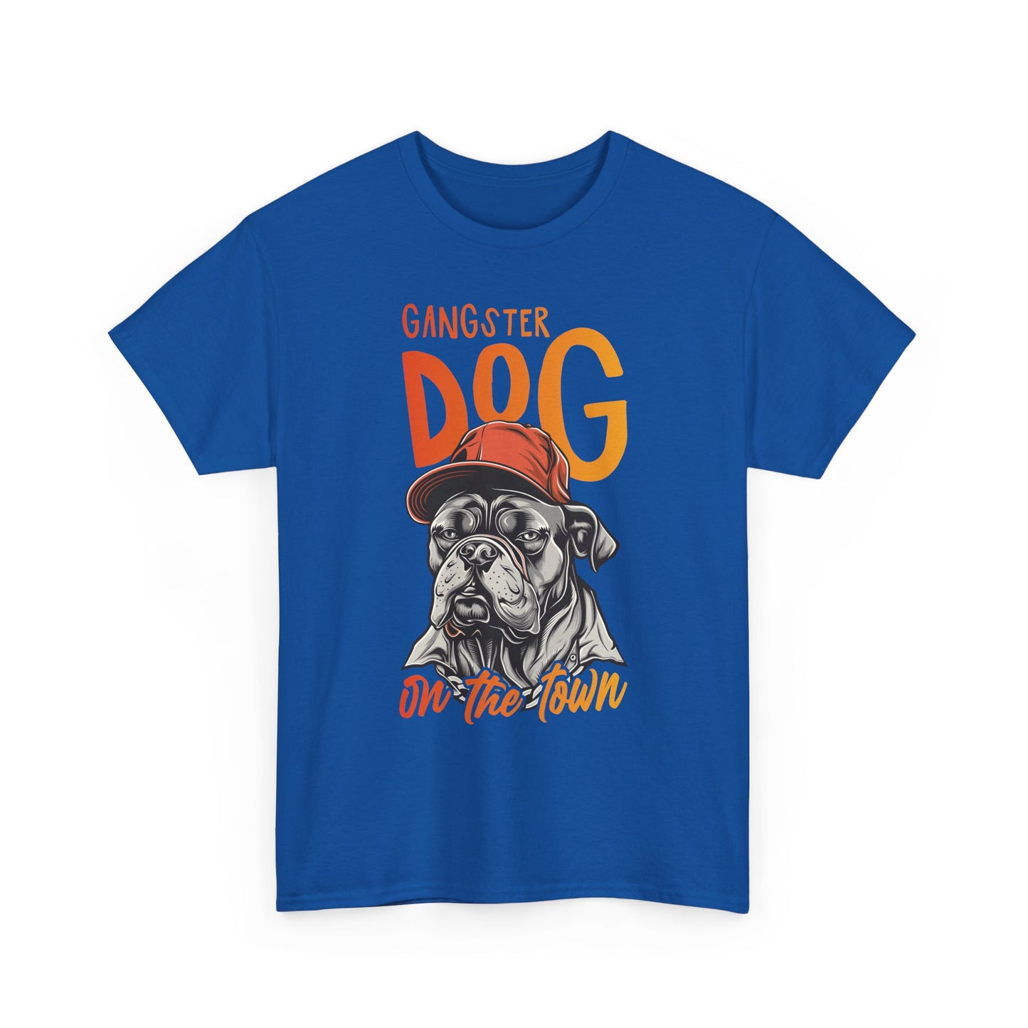 Gangster Dog T‑Shirt – 'Gangster Dog On The Town' Graphic Tee