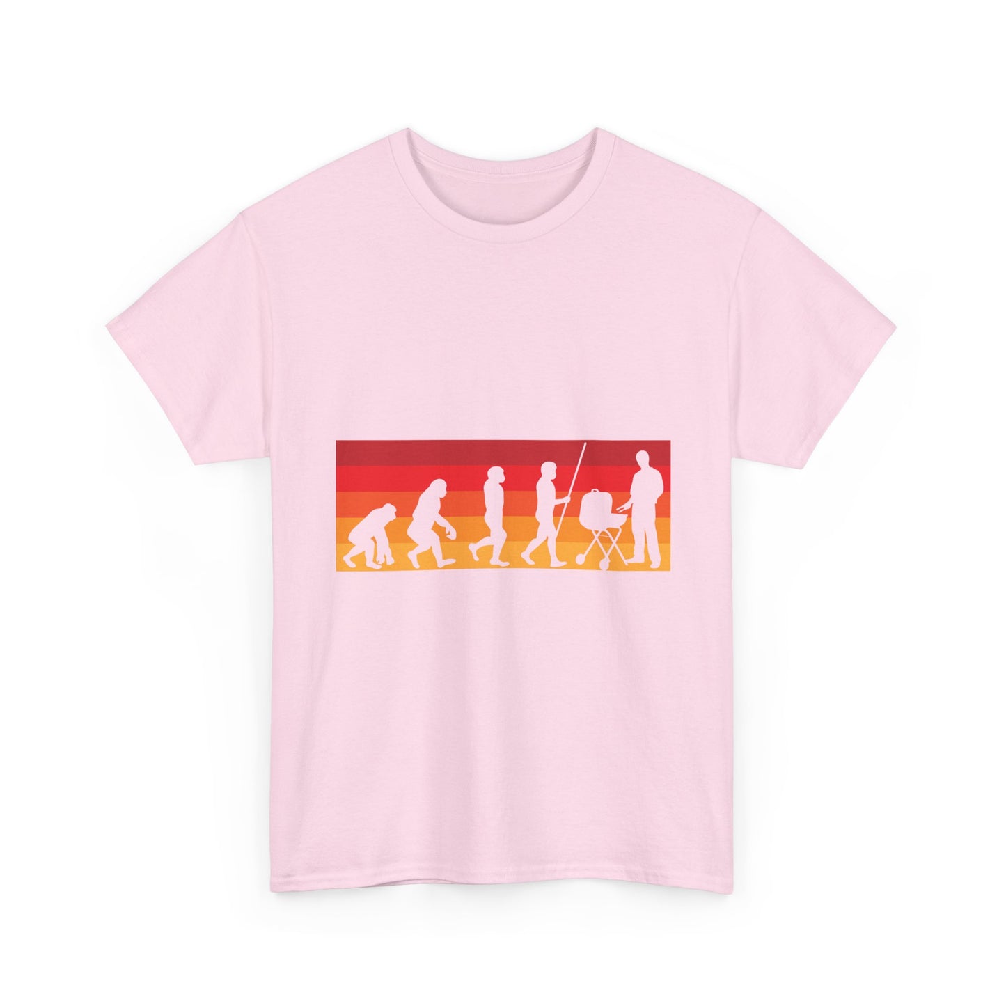 Evolution of Parenthood T-Shirt — Retro Sunset Dad to Parent Silhouette Tee