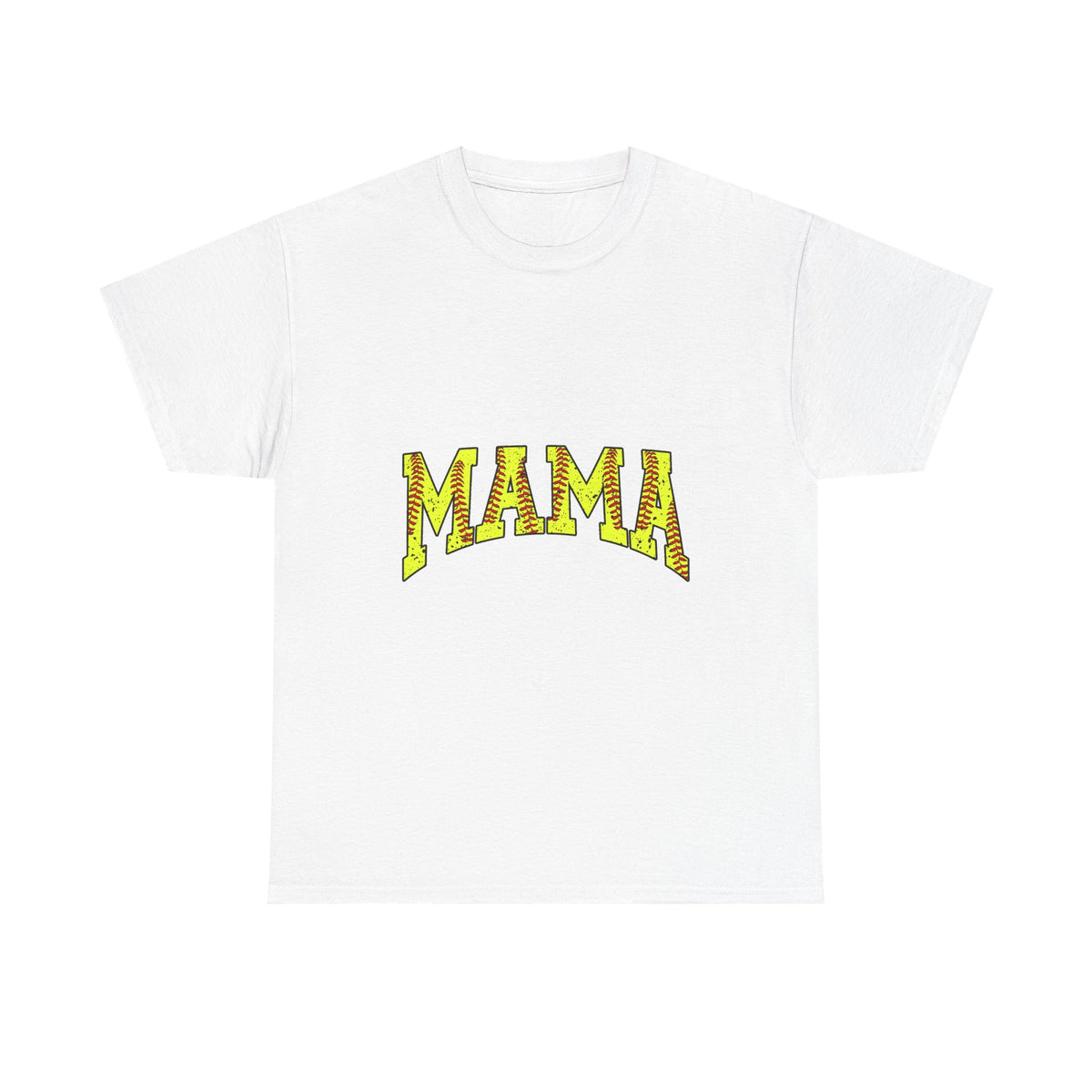 Mama Yellow Tiger Stripe Graphic Tee
