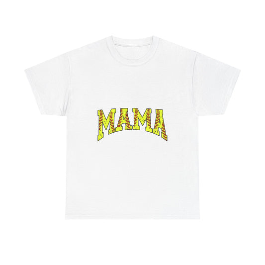 Mama Yellow Tiger Stripe Graphic Tee