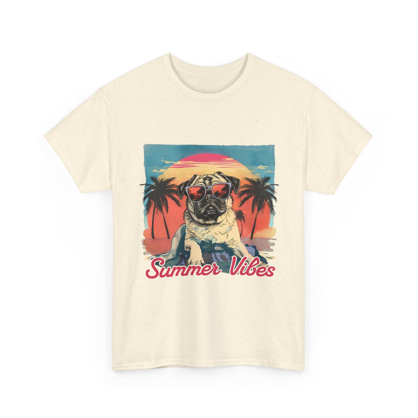 Summer Vibes Pug T-Shirt