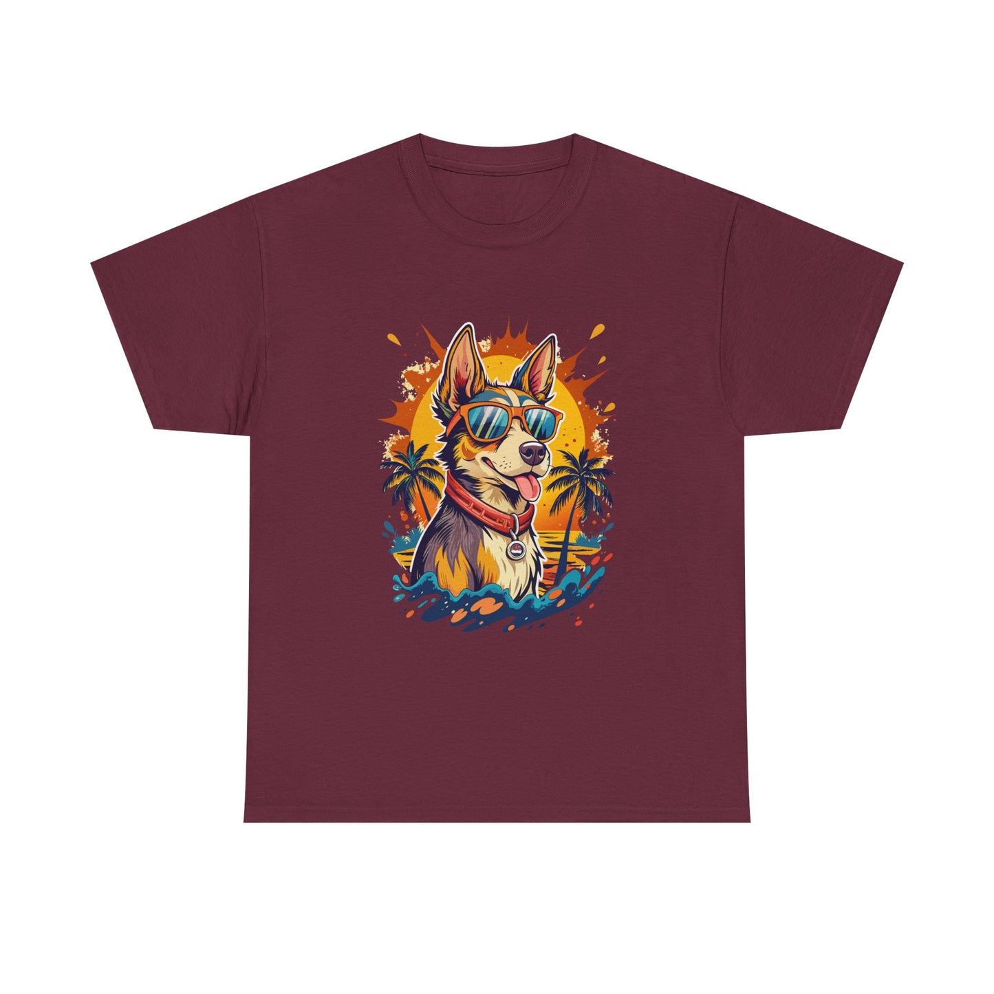 Cool Corgi Summer Tee — Sunglasses Dog Beach T-Shirt