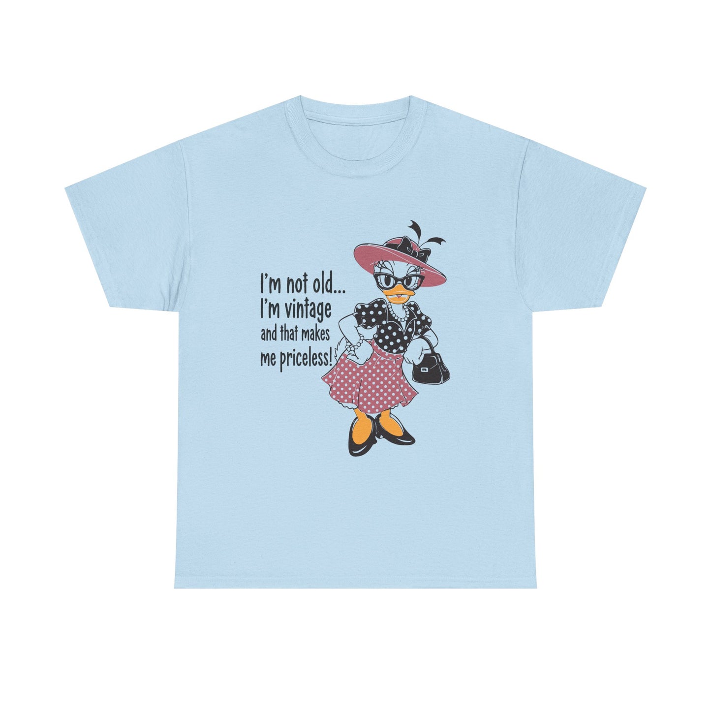 Vintage Duck Graphic Tee — "I’m not old... I’m vintage and that makes me priceless!"