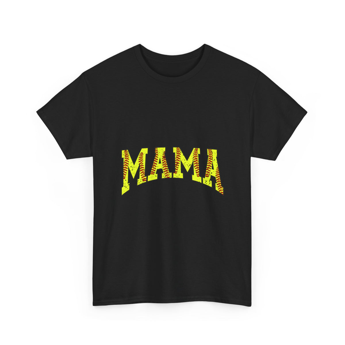 Mama Yellow Tiger Stripe Graphic Tee