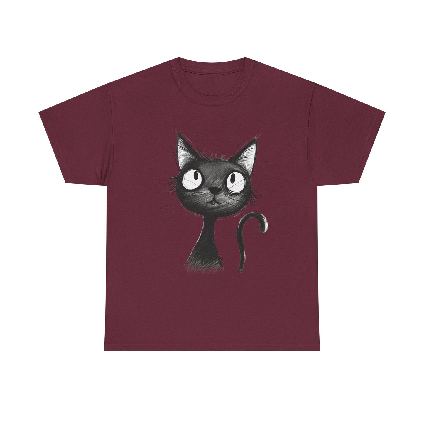 Whimsical Black Cat