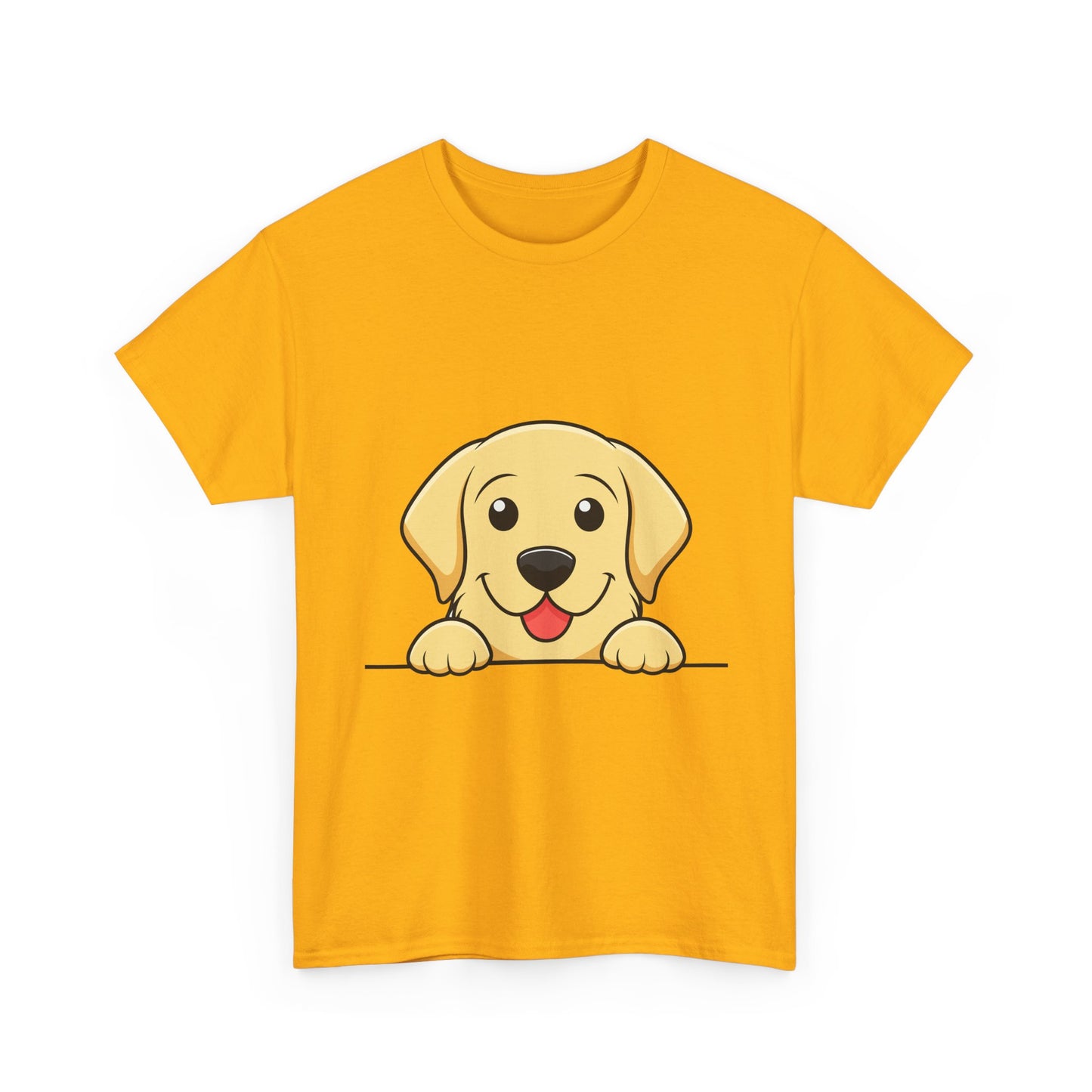 Peeking Golden Retriever Tee