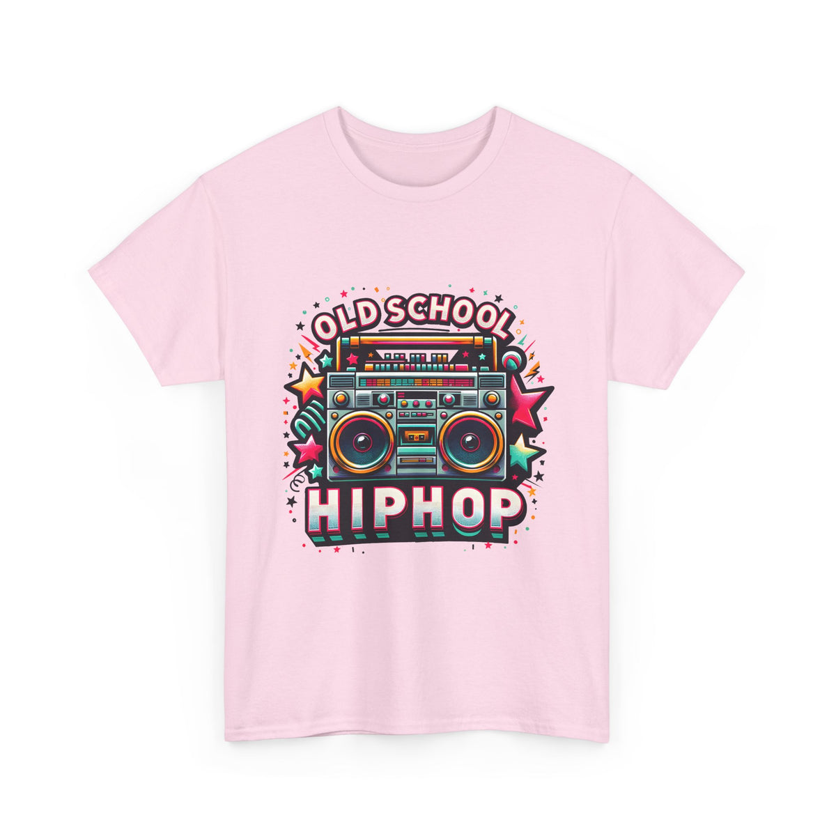 Old School Hip Hop T-Shirt — Retro Boombox Graphic Tee