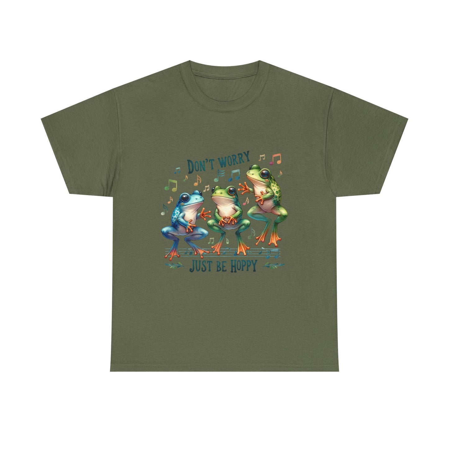 Don't Worry, Just Be Hoppy Frog T-Shirt