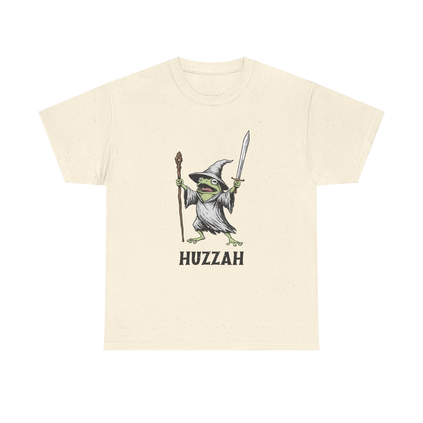 T-Shirt — Huzzah Frog Wizard Graphic Tee