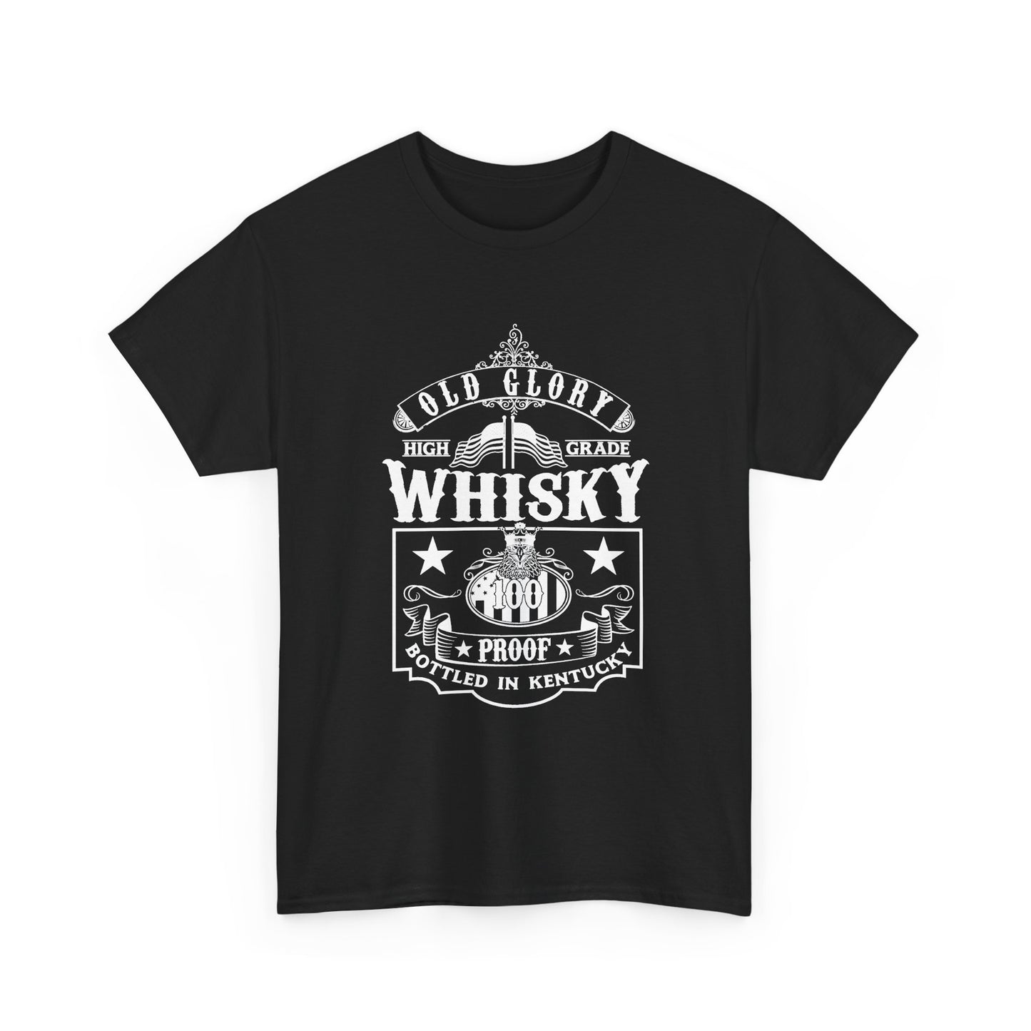 Whisky Distillery Crest T-Shirt — Vintage Bourbon Logo Tee