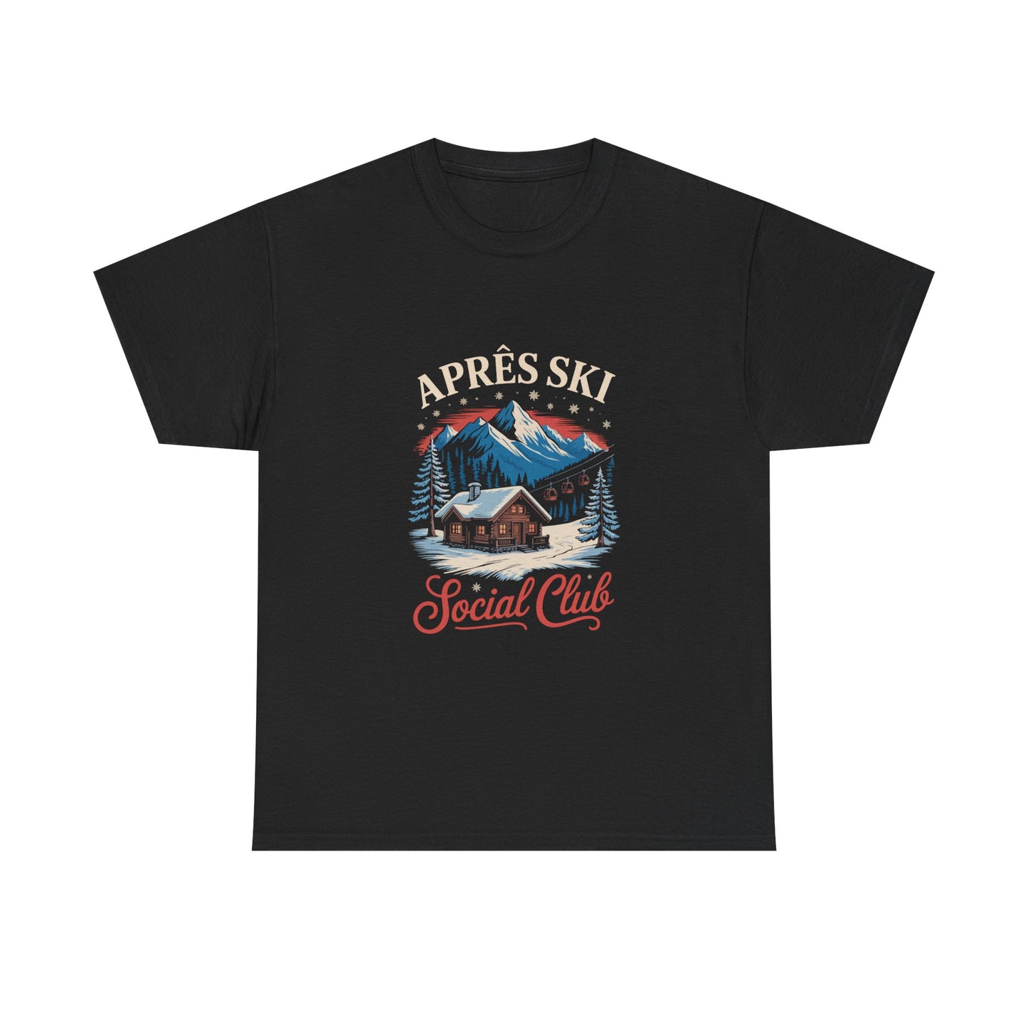 T-Shirt — Apres Ski Social Club Mountain Lodge Graphic Tee