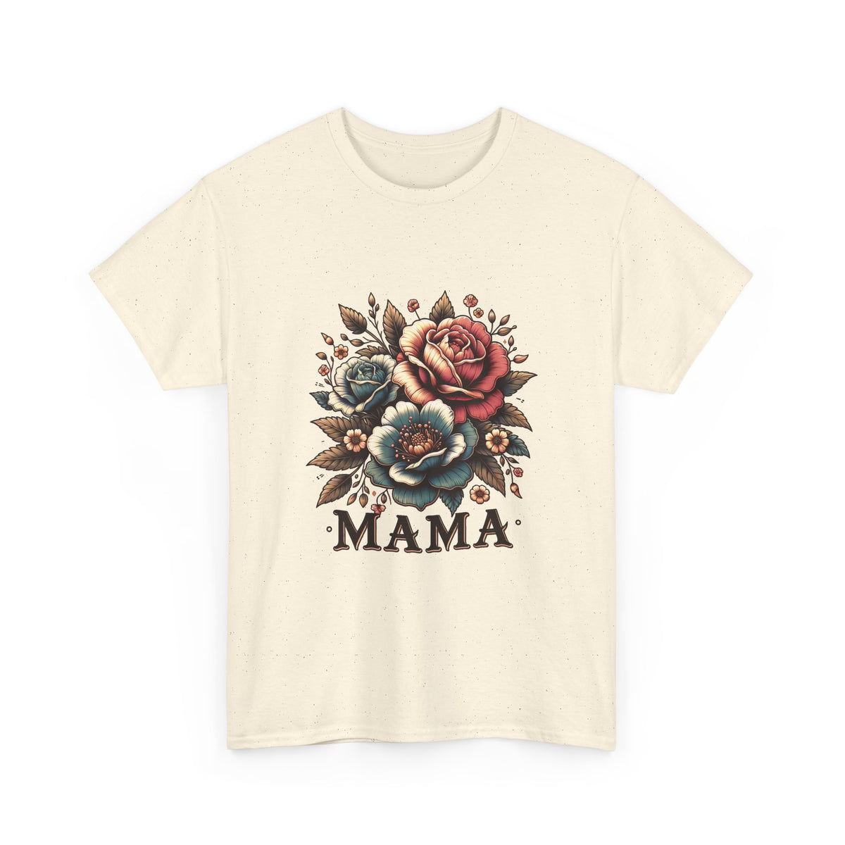 Mama Floral Tee — Vintage Roses "MAMA" Mother's Day T-Shirt