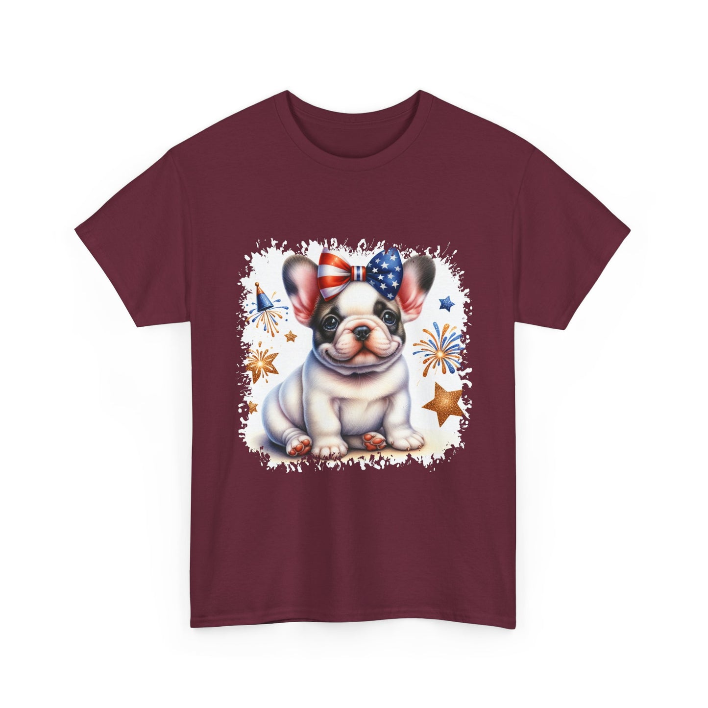 Patriotic French Bulldog Tee