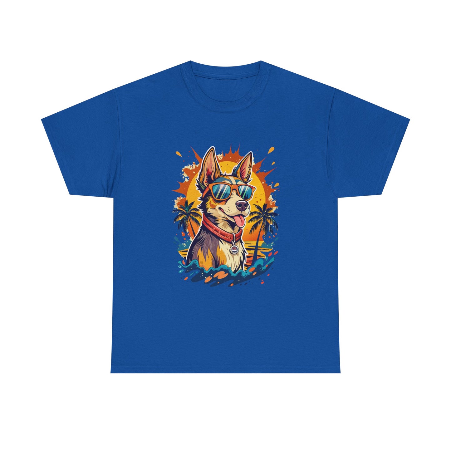 Cool Corgi Summer Tee — Sunglasses Dog Beach T-Shirt