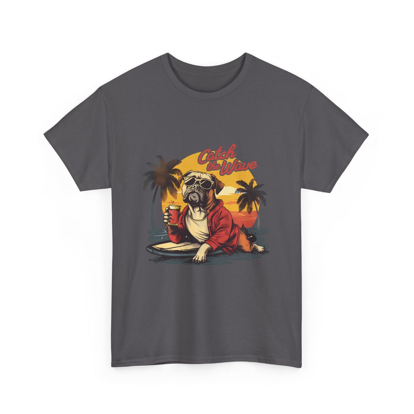Catch the Wave Pug Surf T-Shirt