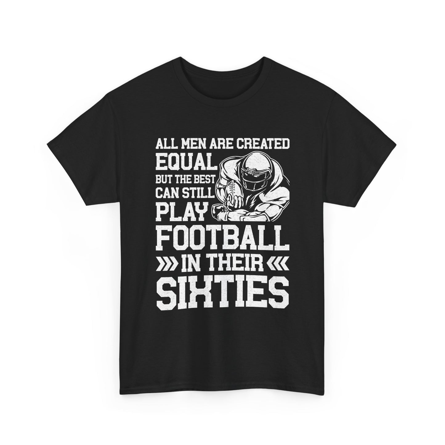 Football in Their Sixties T‑Shirt — Funny Retro Shirt for Older Players & Fans