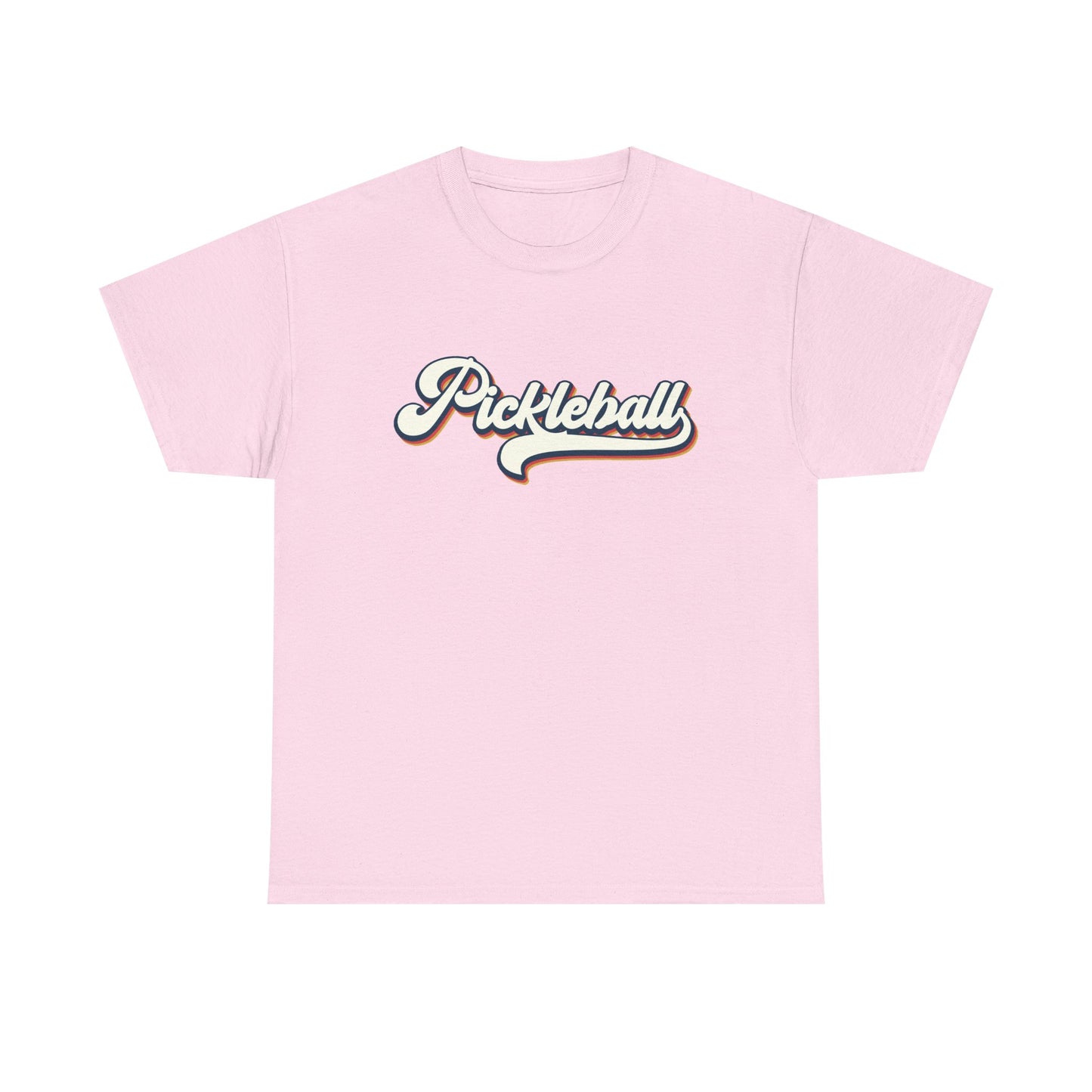 Pickleball Script Tee — Retro Athletic Pickleball T-Shirt
