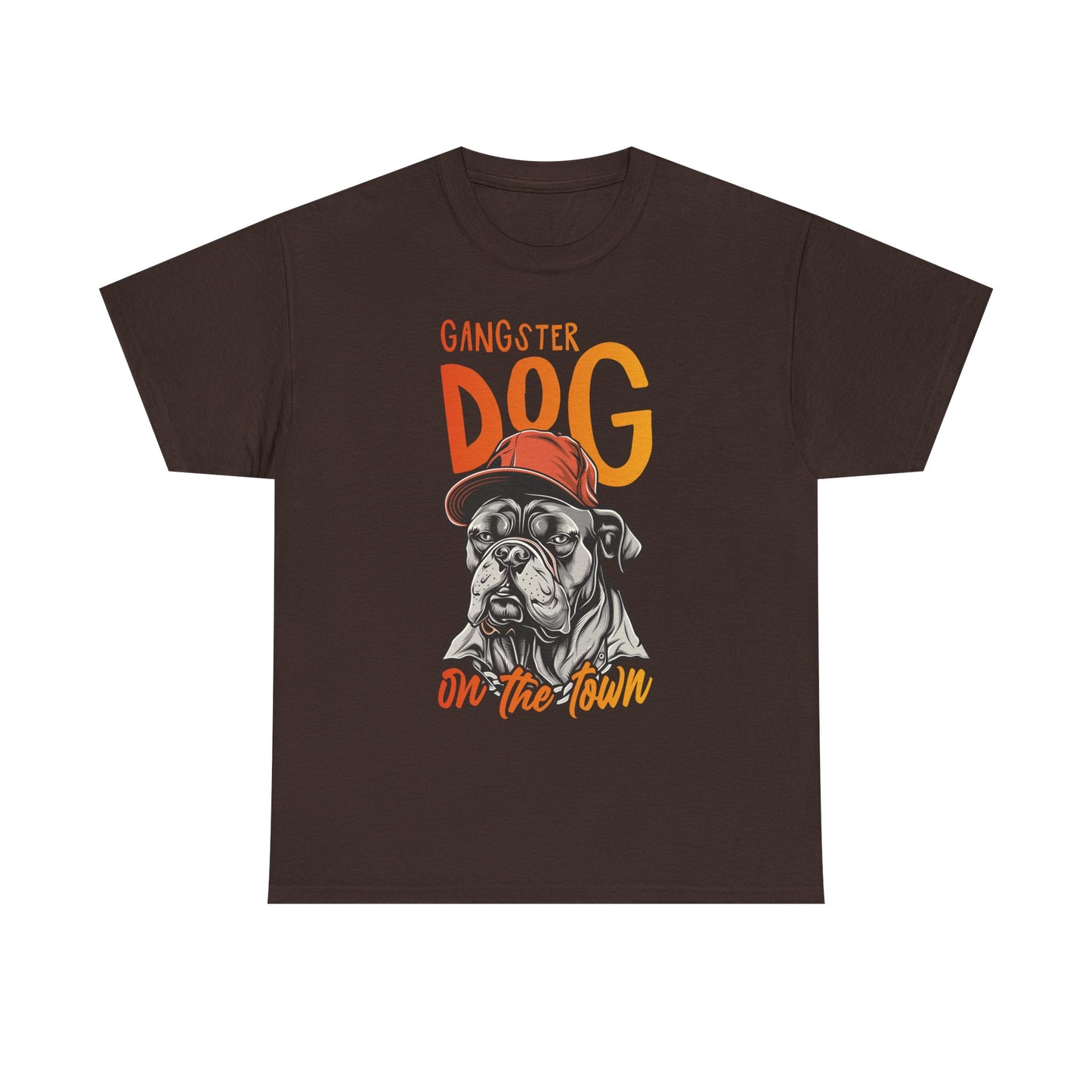 Gangster Dog T‑Shirt – 'Gangster Dog On The Town' Graphic Tee