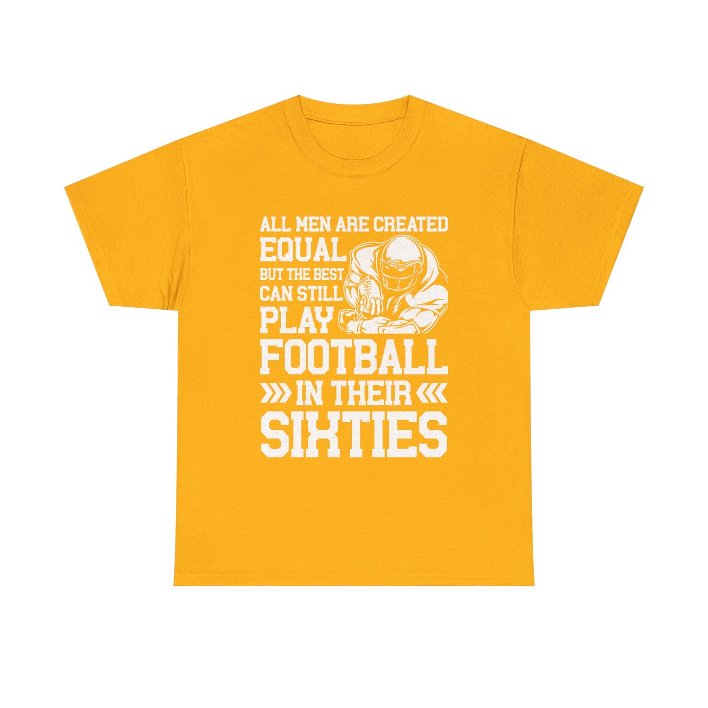 Football in Their Sixties T‑Shirt — Funny Retro Shirt for Older Players & Fans