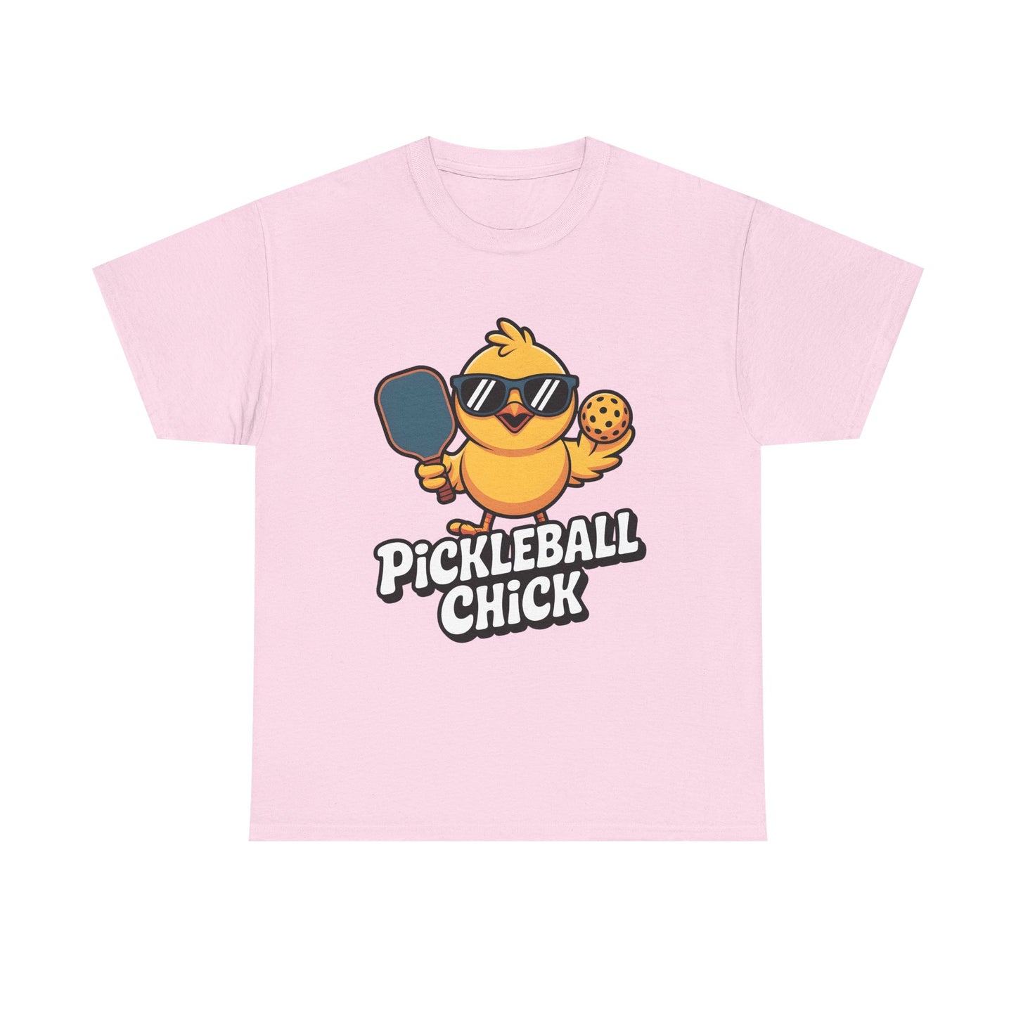 Pickleball Chick T-Shirt — Cute Chick Graphic Tee for Players & Fans