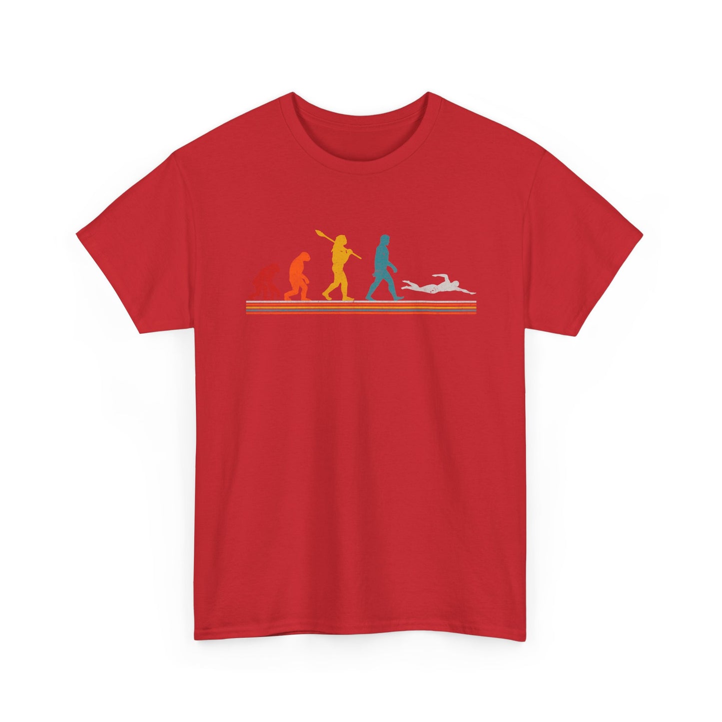 Evolution of Swiming T-Shirt