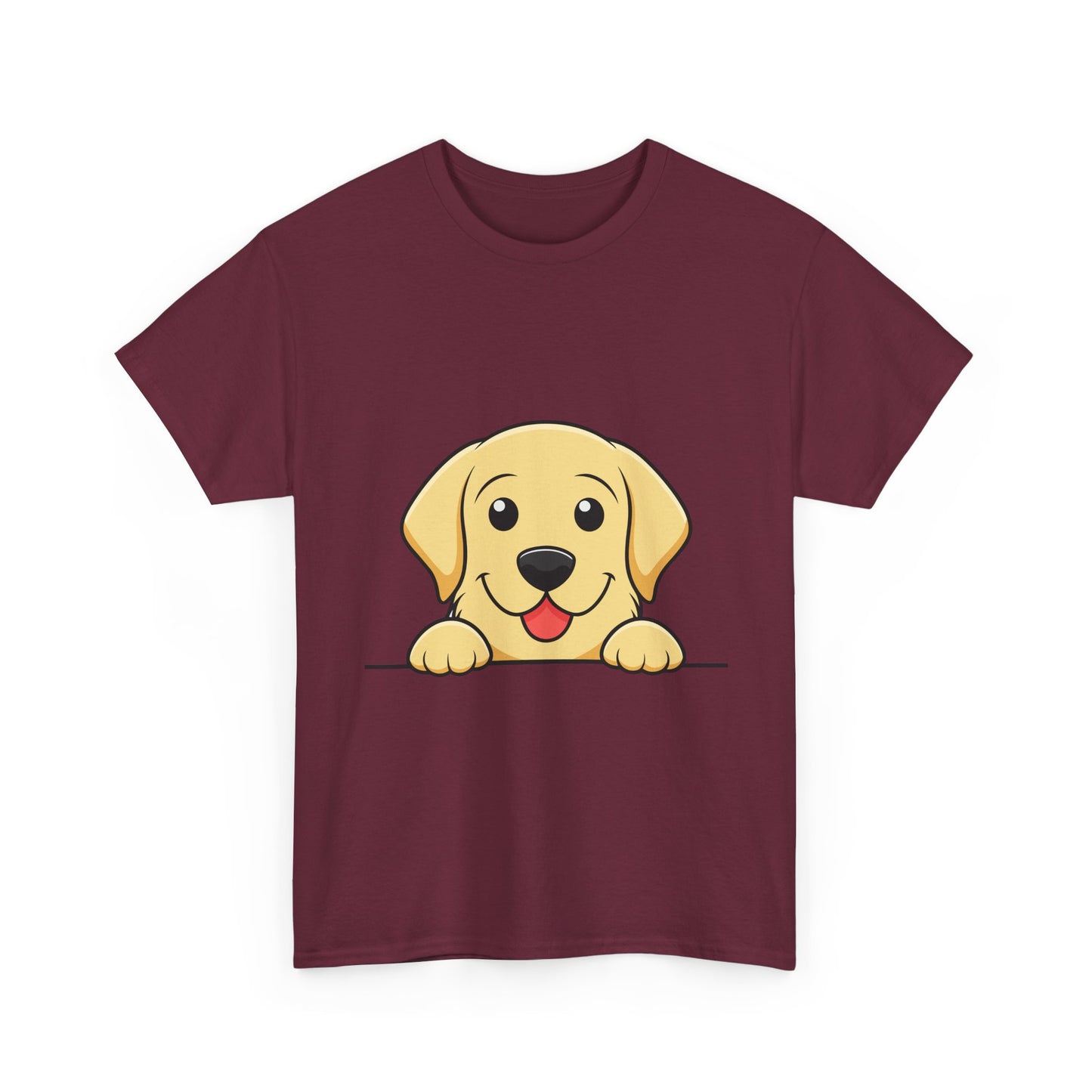 Peeking Golden Retriever Tee
