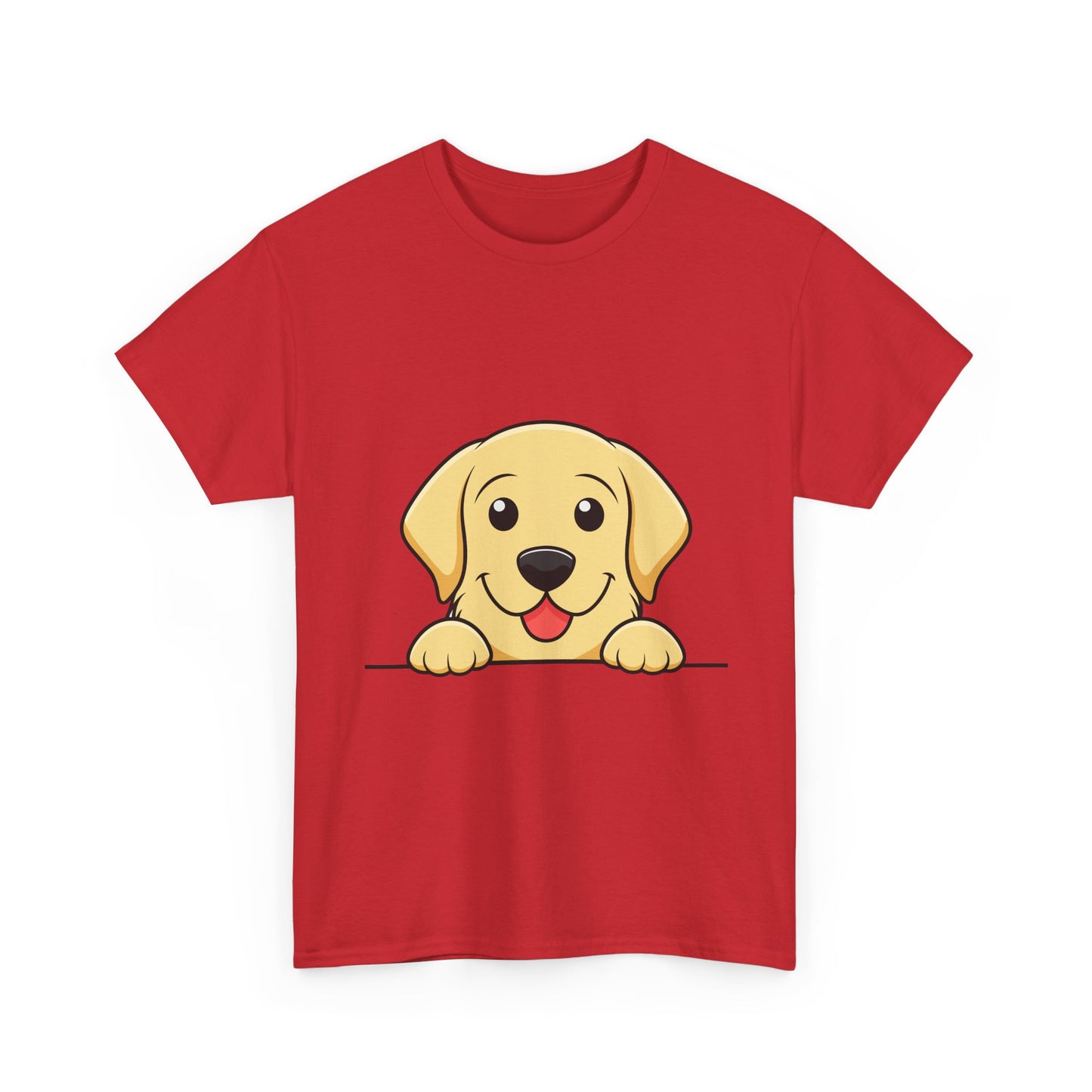 Peeking Golden Retriever Tee