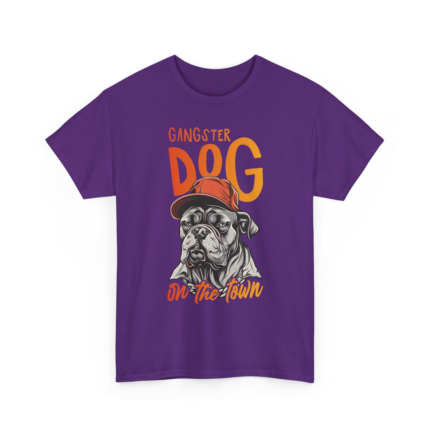 Gangster Dog T‑Shirt – 'Gangster Dog On The Town' Graphic Tee