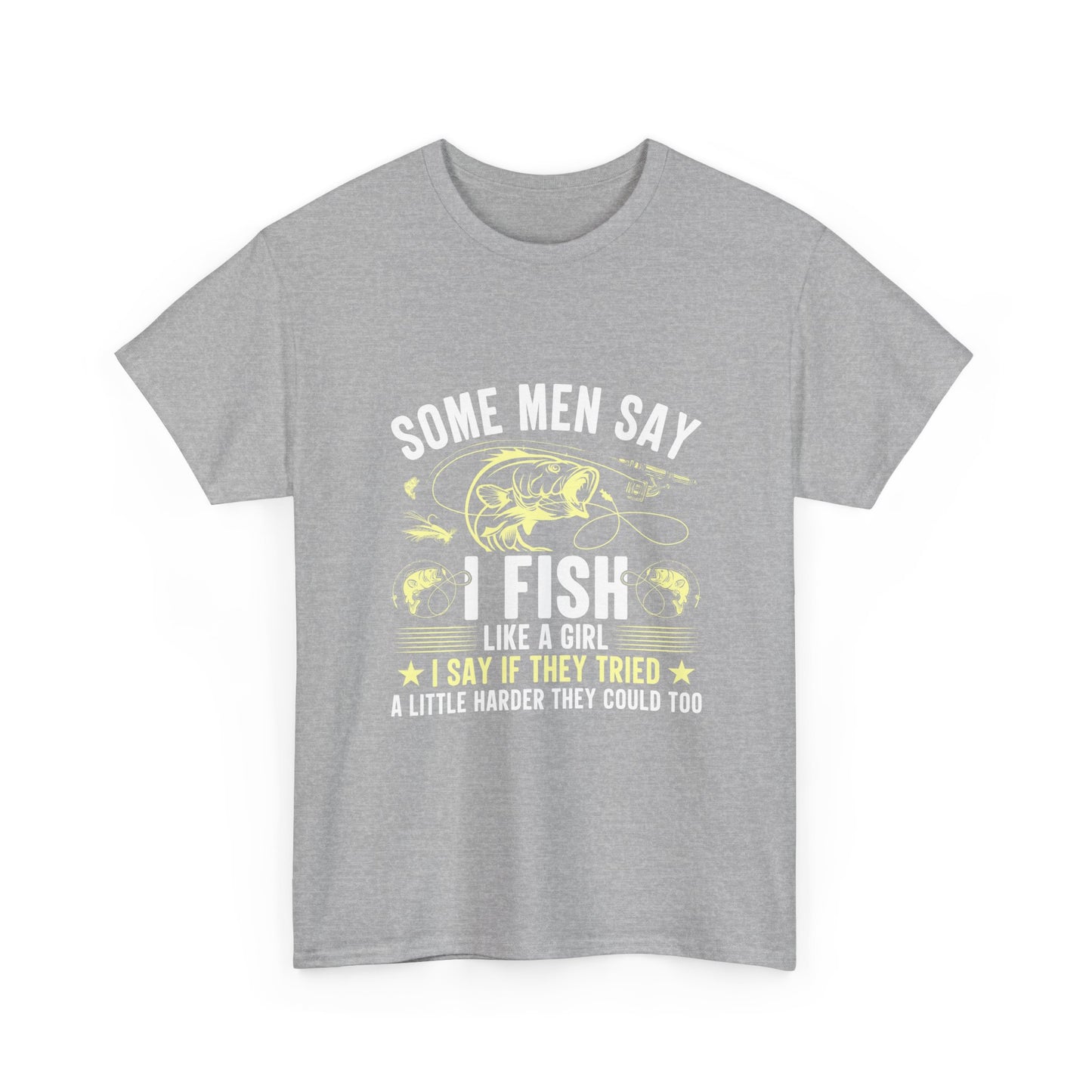 I Fish Like A Girl Fishing T-Shirt – Funny Women's Angler Tee