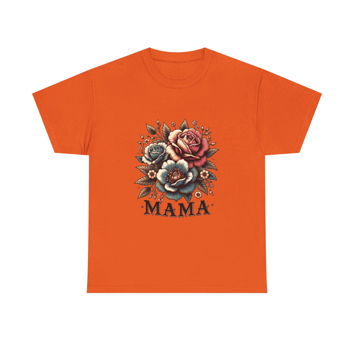 Mama Floral Tee — Vintage Roses "MAMA" Mother's Day T-Shirt