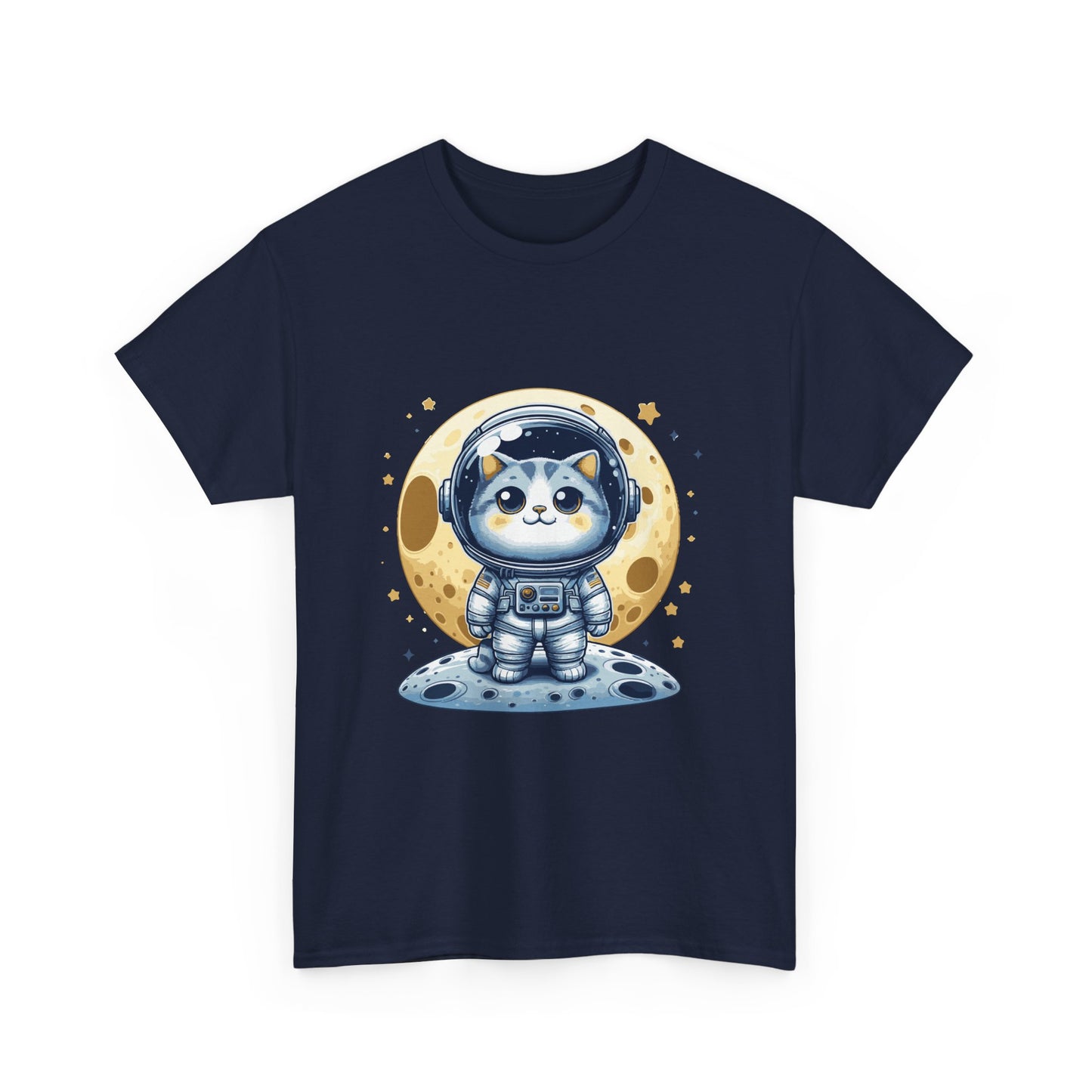 Astronaut Cat T-Shirt — Cute Space Cat Tee
