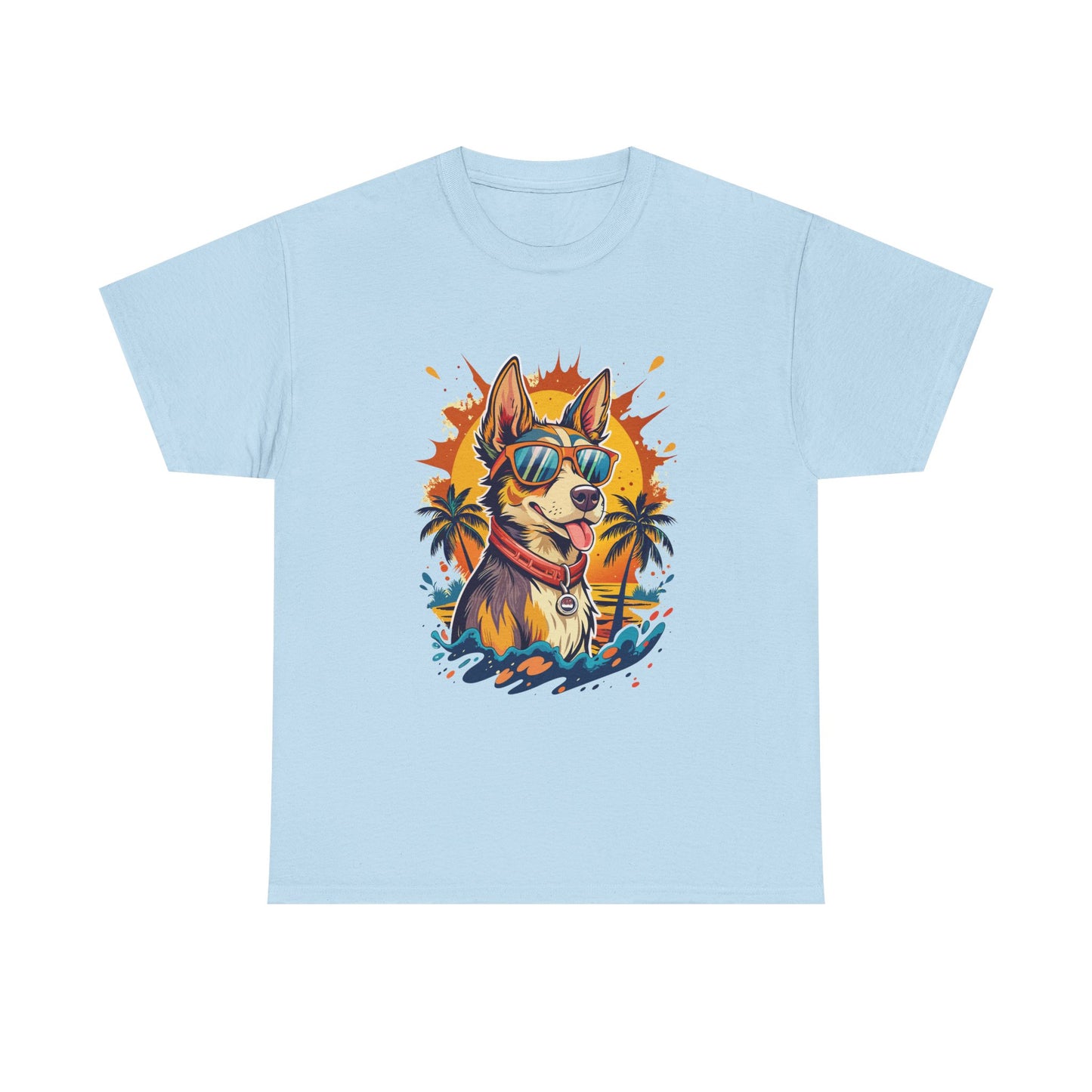 Cool Corgi Summer Tee — Sunglasses Dog Beach T-Shirt