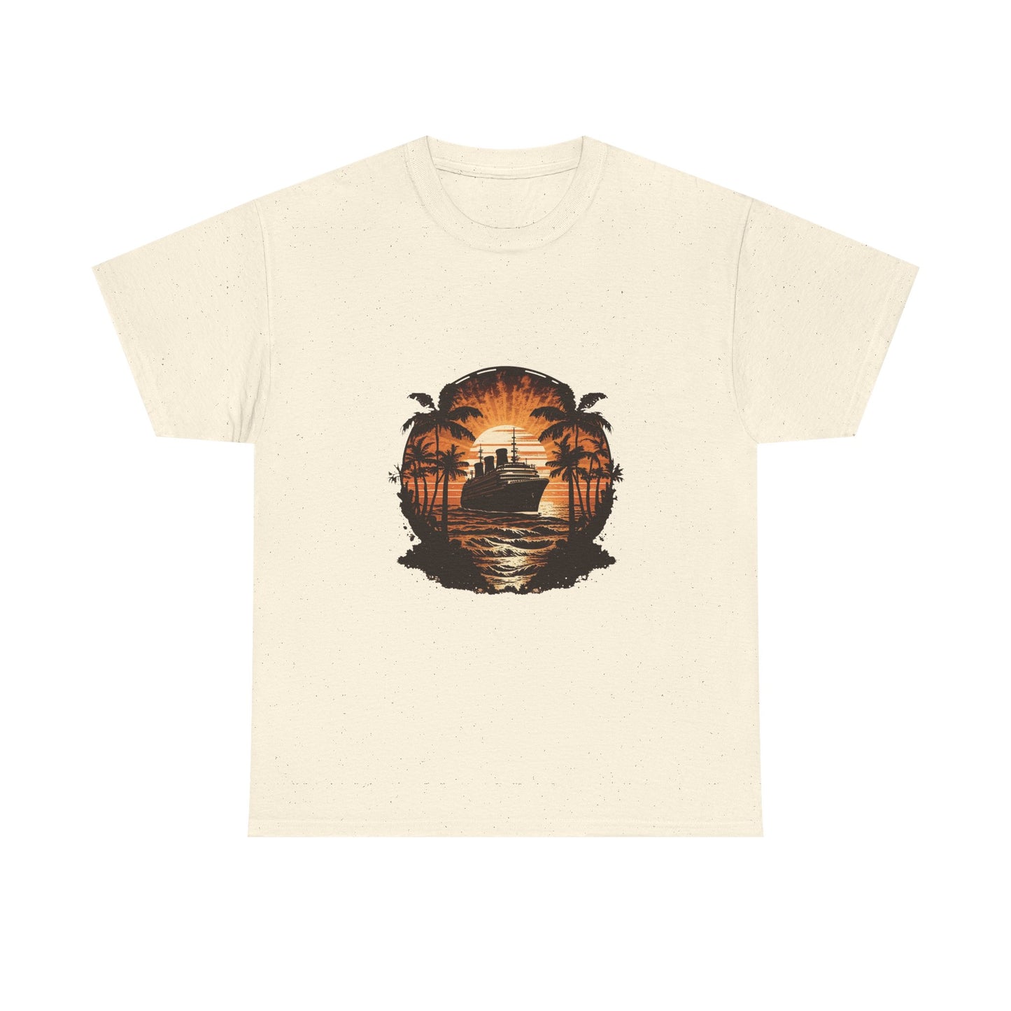 T-Shirt — Tropical Sunset Cruise Graphic Tee