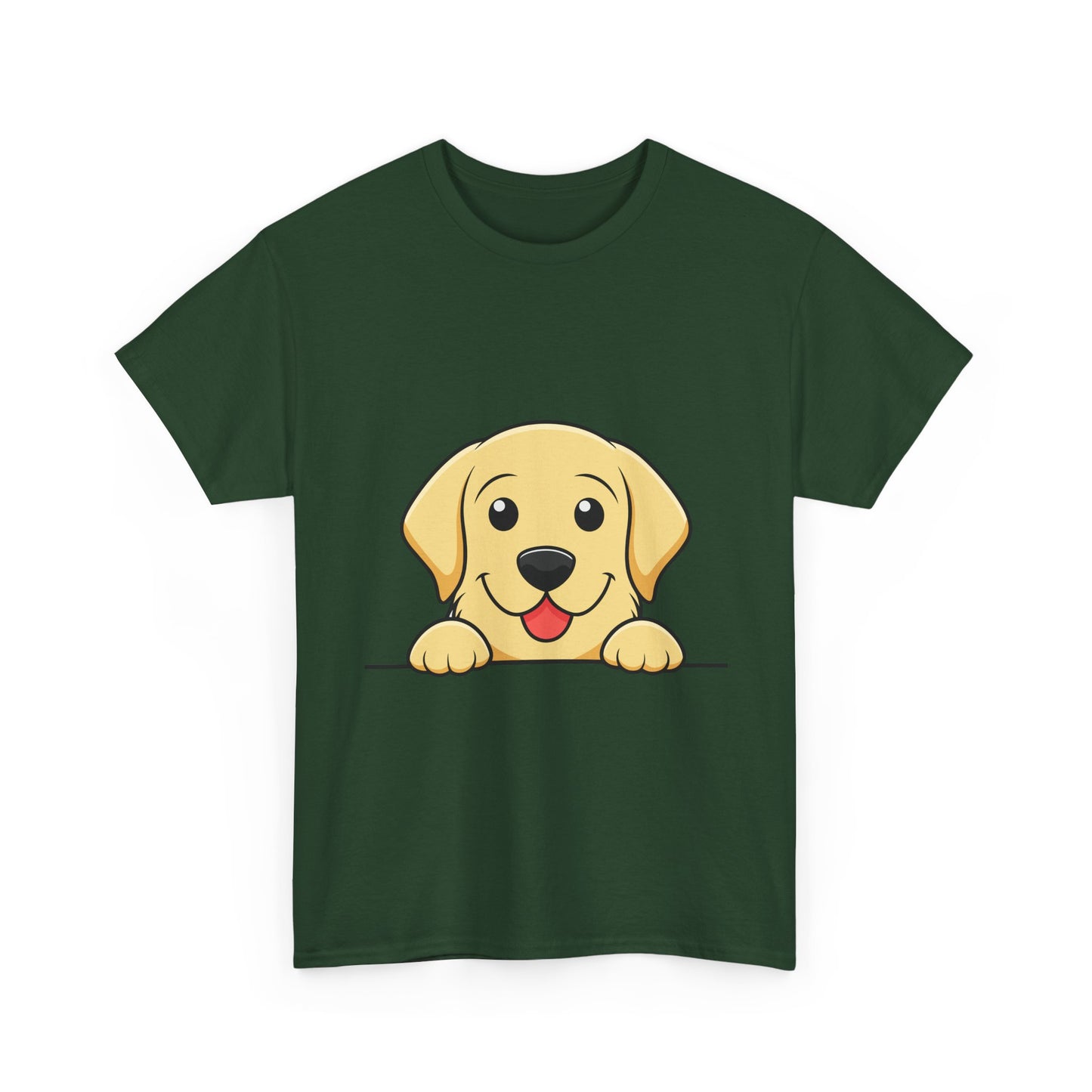 Peeking Golden Retriever Tee