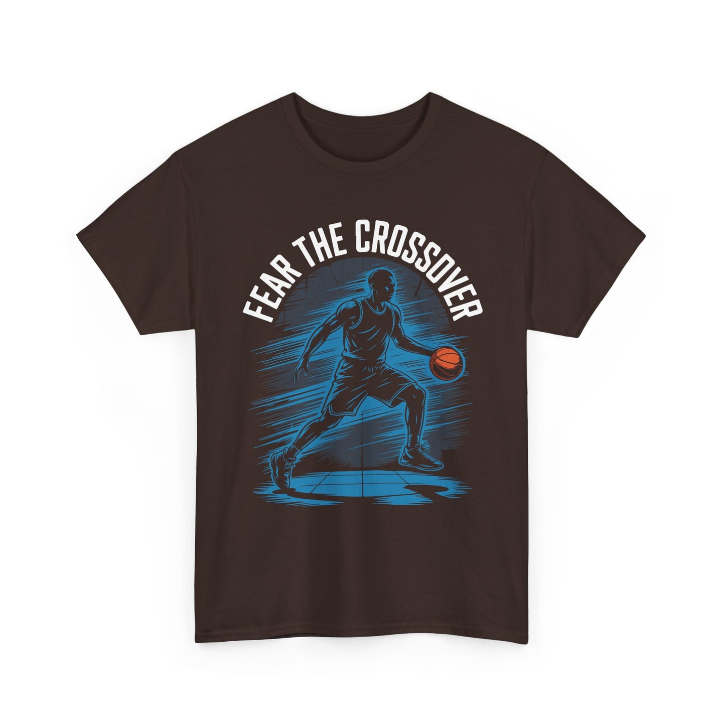 Basketball T‑Shirt - "Fear The Crossover" Dribbling Player Graphic Tee